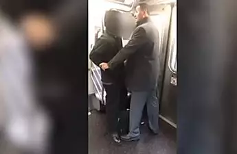 Woman is assaulted on NY subway after challenging a passenger's 'manspreading'