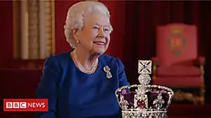 The Queen on how it feels to wear a heavy crown