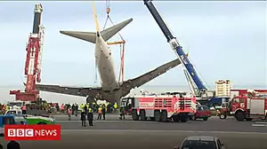 Plane that skidded off runway recovered