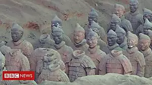 Terracotta Army figures go on display
