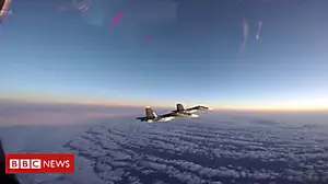 US F-15 jets intercept Russian fighters