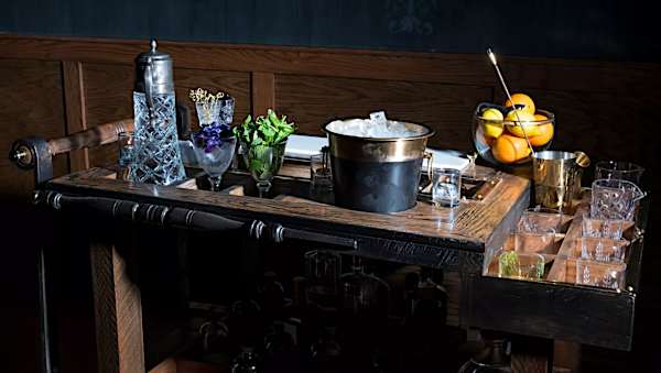 The Modern-Day Bar Cart