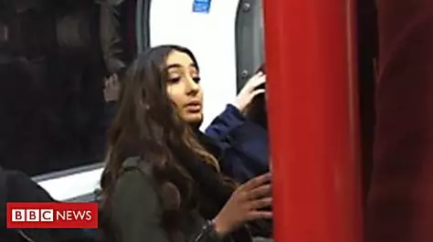 Woman racially abused on Tube train