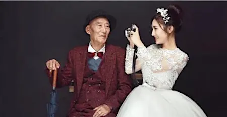 Chinese woman ‘marries’ her ailing grandad so he doesn’t have to miss her big day