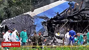 Cuba plane crash site 'very painful' scene