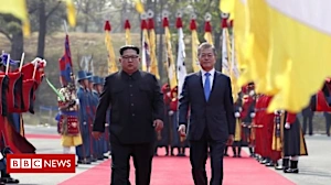 Welcoming Kim Jong-un with pomp and ritual