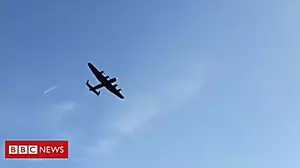 Surprise Dambuster flight caught on film