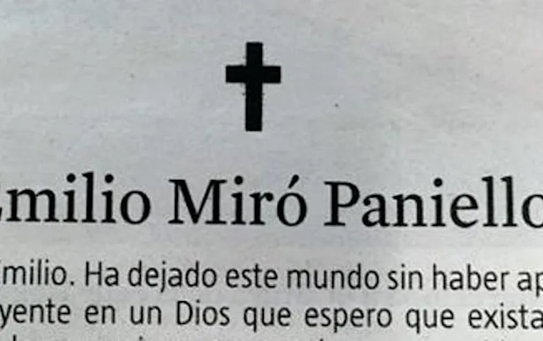 ¿Ironía o crueldad? La esquela excesivamente sincera que sacude las redes