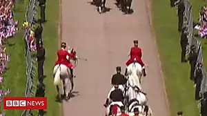 Royal wedding viewers spot 'naughty' horse