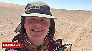 'Overweight' woman completes desert race