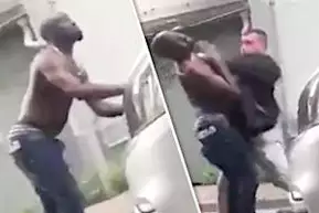 Cocky man hit with INSTANT regret after winding up two massive burly blokes