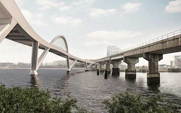 Massachusetts officials unveil design for 780-foot, $23 million bridge