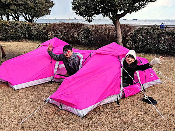 超個性派キャンプギア「Hテント」で気になるあの子と仲良くなれる!?