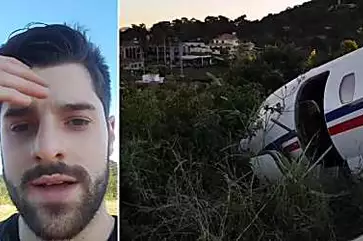 Avião que levava o DJ Alok sai da pista durante decolagem em MG