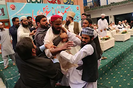 Pakistan student hurls shoe at former PM Nawaz Sharif