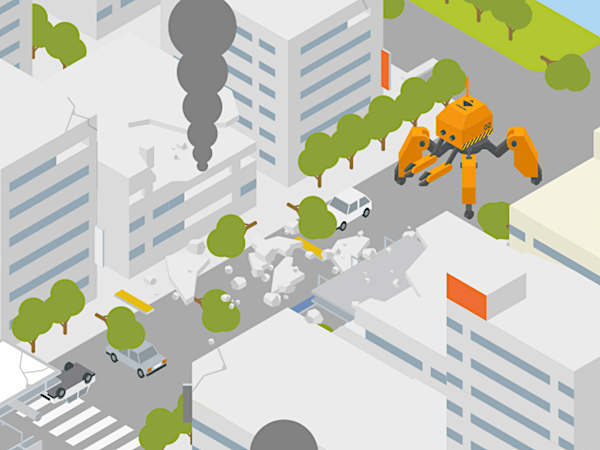 次世代通信システム au 5Gの実現する未来の災害支援 大林組×KDDI