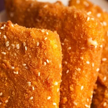 Croquettes de camembert au jambon cru