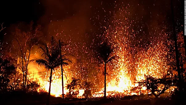 Here's what Hawaii's volcano eruption looks like