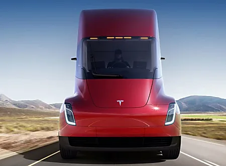 Tesla Semi looks set to tower over the competition     - Roadshow