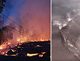 Hawaii volcano eruption: Scientists ALARMED as drone reveals mysterious CRACKS in Kilauea