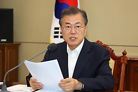 Ο «αμηχανία» του προέδρου της Νότιας Κορέας Moon Jae In λέει ότι βαθιά λυπάται για την ακύρωση της συνόδου κορυφής Trump-Kim