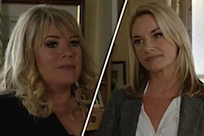 EastEnders' Sharon Mitchell and Mel Owen in eye-popping lesbian affair?
